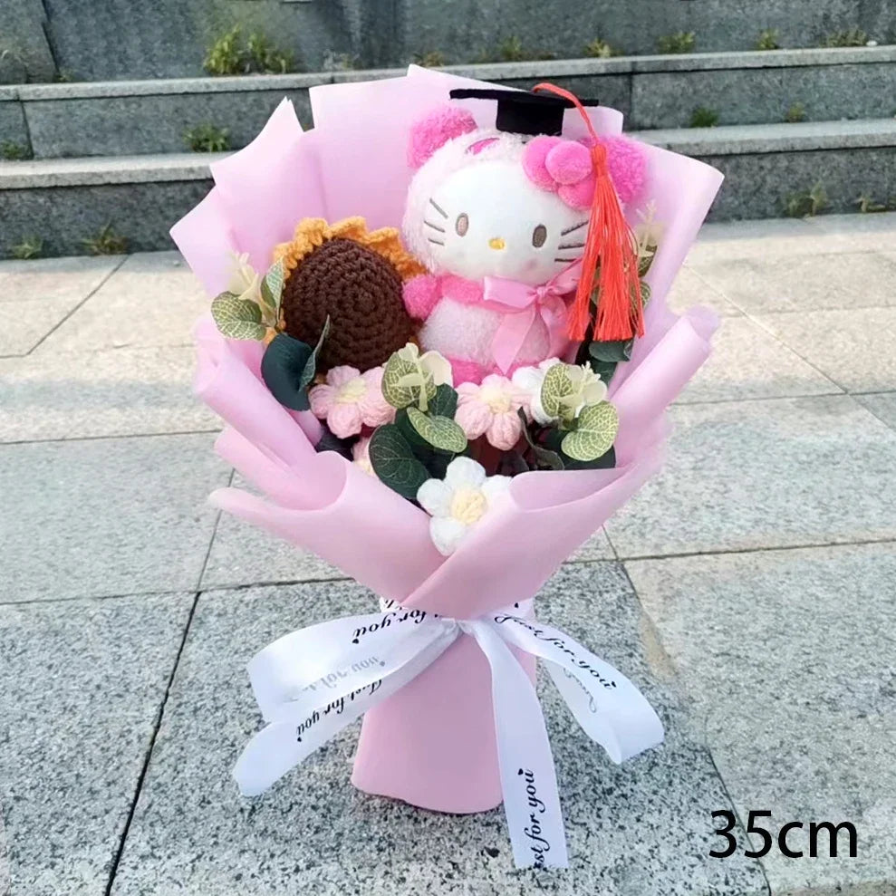 Hello Kitty Plush Bouquet with Soap Roses – Mother's Day Gift | The Party Days | The Party Days