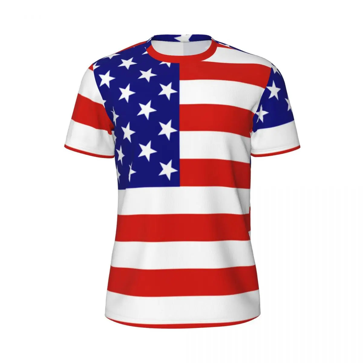 Men's USA American Flag Star Print Oversized T-Shirt – Patriotic Streetwear Tee – The Party Days | The Party Days