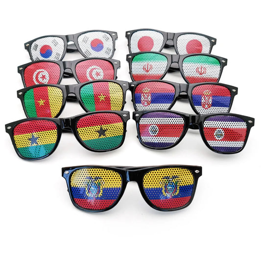 Flag Style Party Sunglasses – Unisex, 42 Countries