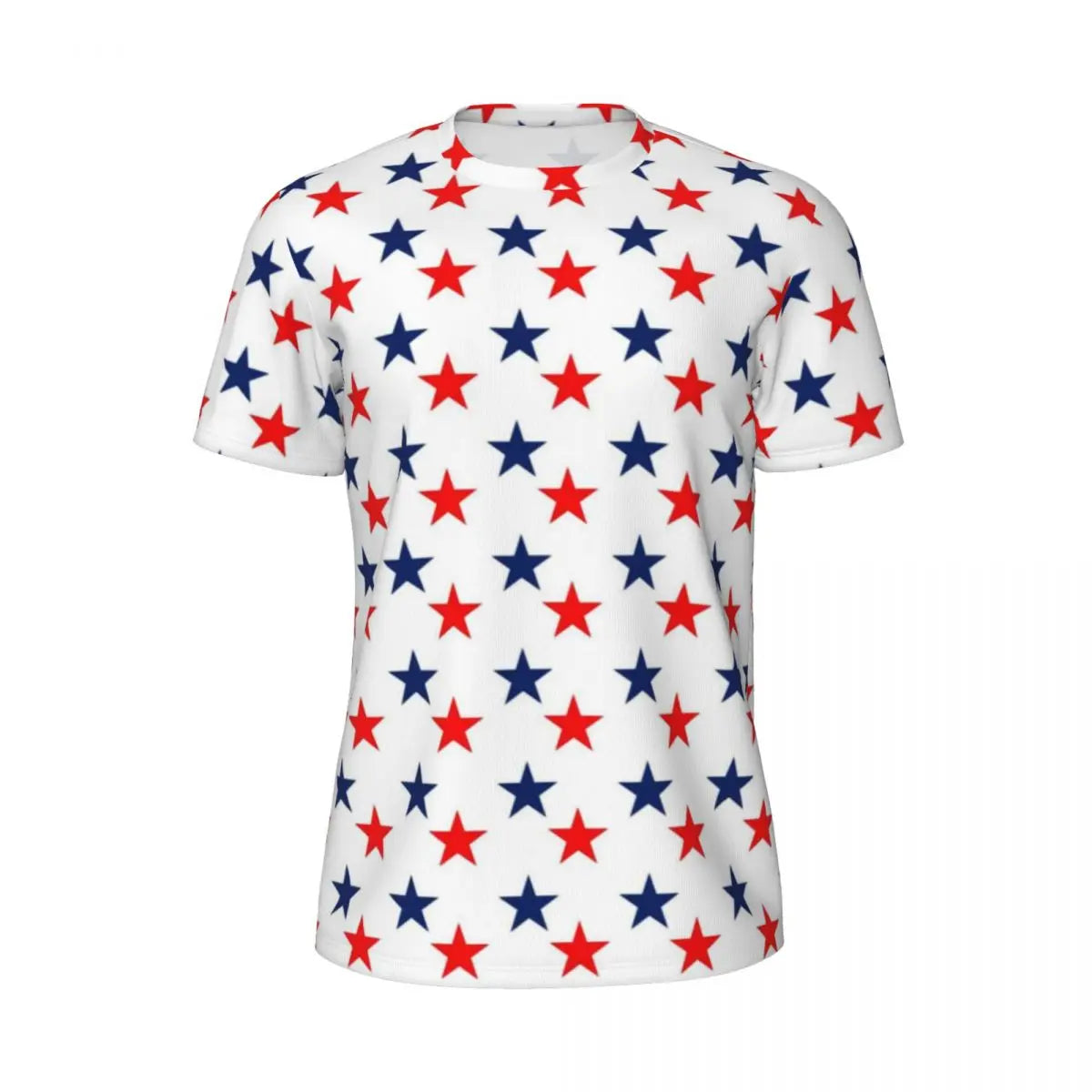 Men's USA American Flag Star Print Oversized T-Shirt – Patriotic Streetwear Tee – The Party Days | The Party Days