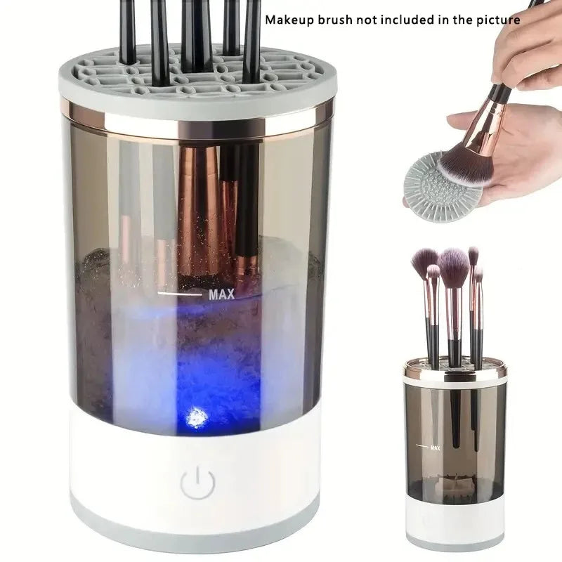 Portable USB Electric Makeup Brush Cleaner – Quick Clean & Spin | The Party Days