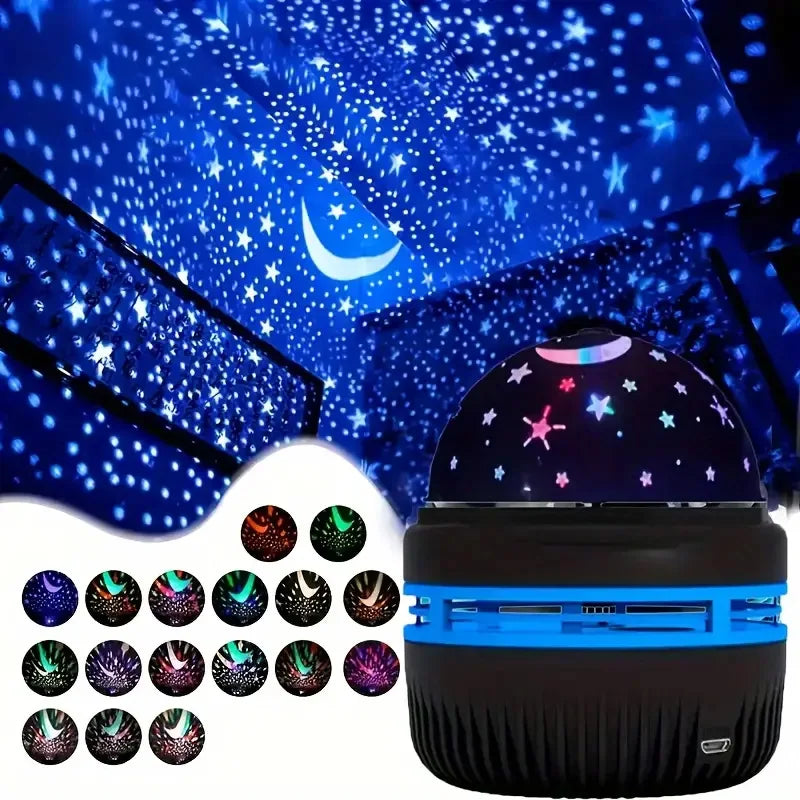 LED Magic Ball Star Projector – RGB Starry Sky Night Light for Bedroom & Party Decoration | The Party Days | The Party Days