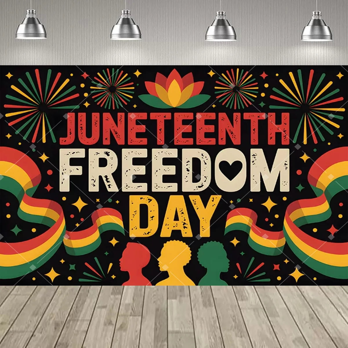 Juneteenth Backdrop – African American Freedom Day Party Photo Banner | The Party Days | The Party Days