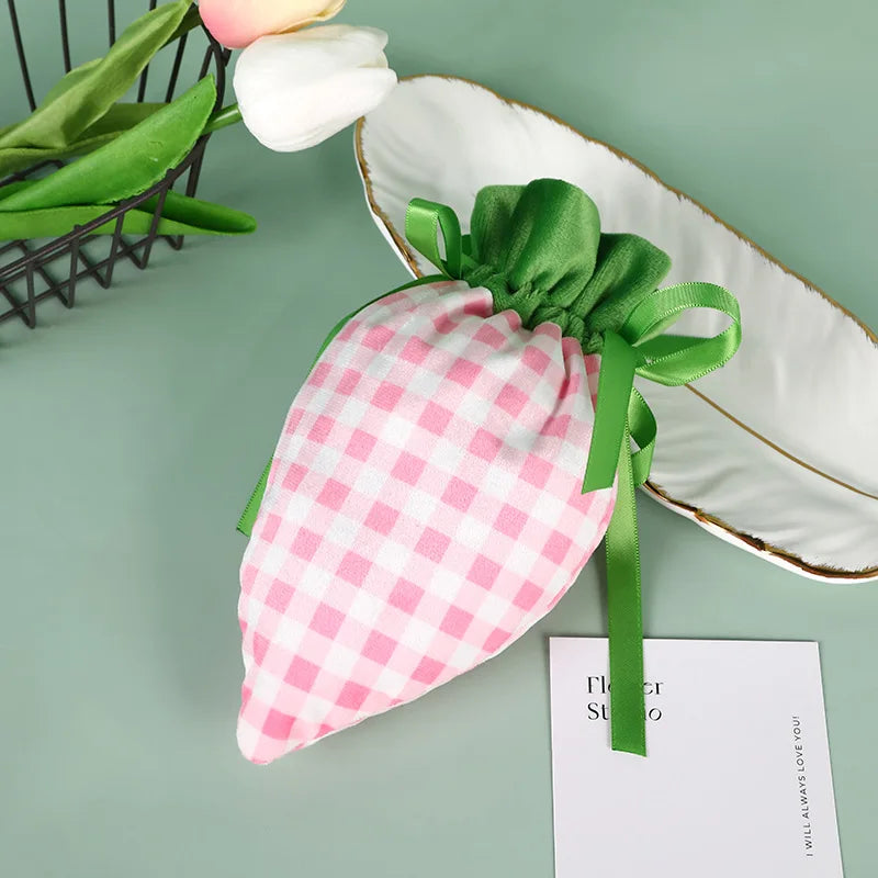 Velvet Easter Bunny Gift Bags – Premium Drawstring Candy & Chocolate Packaging – The Party Days | The Party Days