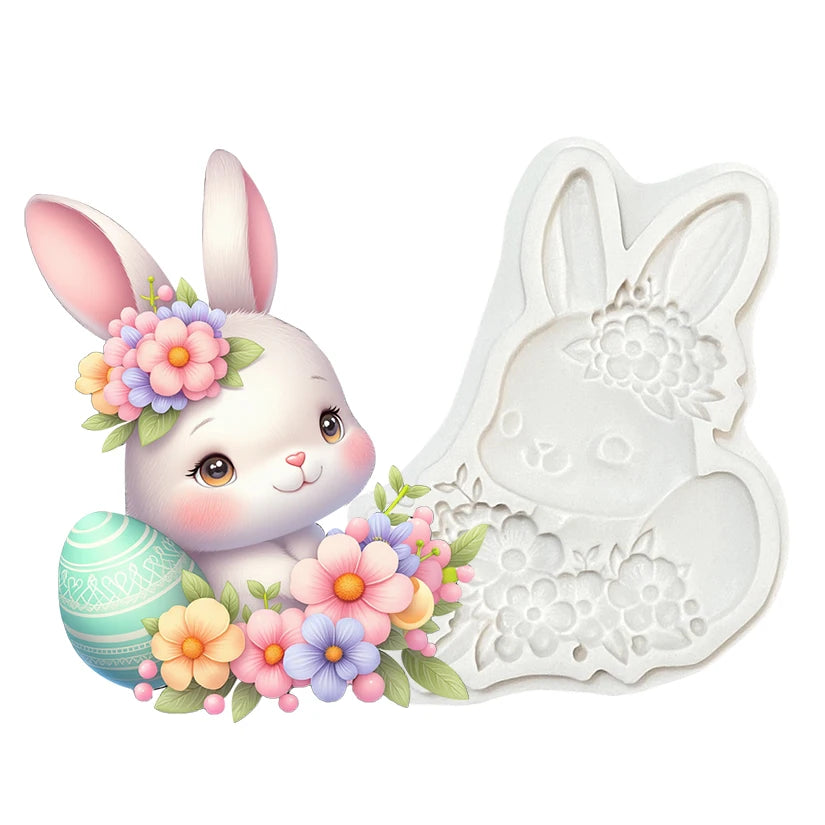 Easter Bunny, Eggs & Flowers Silicone Mold – Baking & Cake Decorating – The Party Days | The Party Days