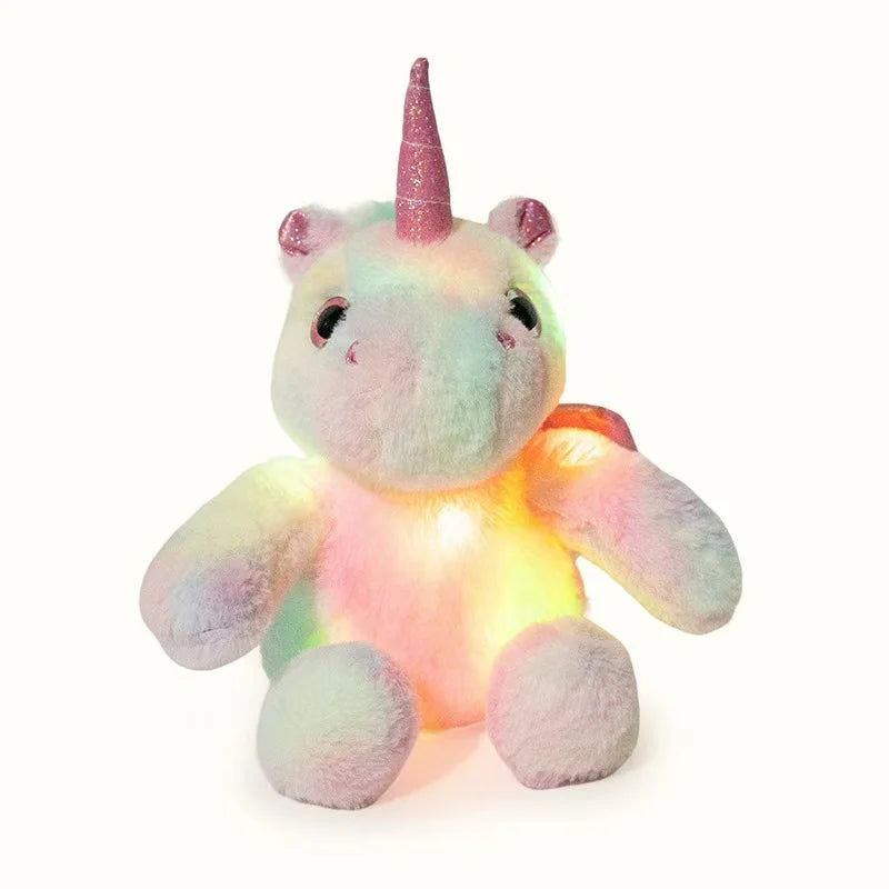 Luminous Unicorn Plush Toy | Kawaii Glow Stuffed Animal | The Party Days | The Party Days