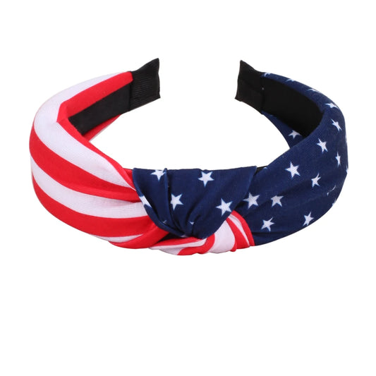 USA Flag Hairband | Patriotic American Flag Headband for Women & Girls