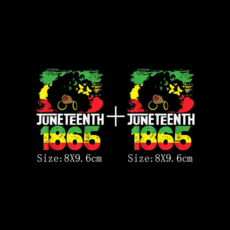 Juneteenth Iron-On Transfer Patch for Clothing – DIY Heat Sticker for T-Shirts & Hoodies | The Party Days | The Party Days