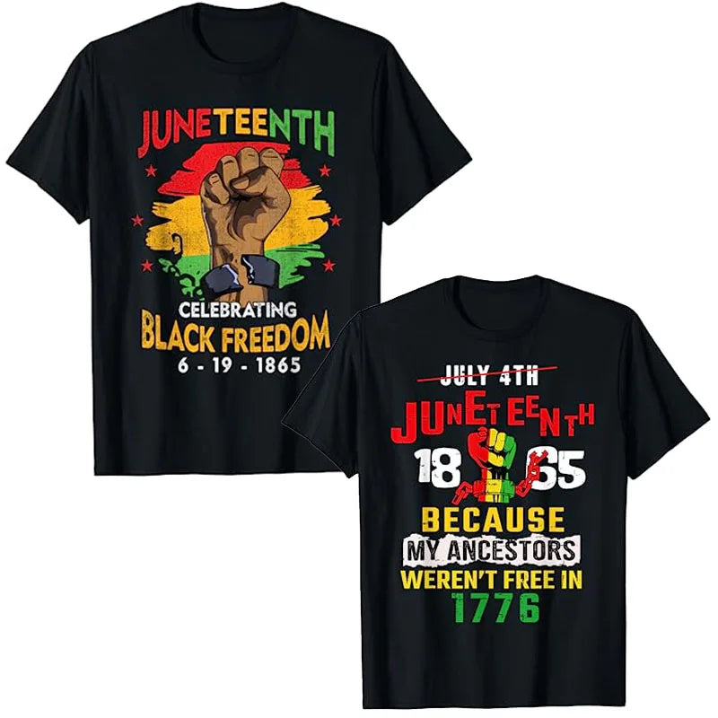 Juneteenth Women's T-Shirt – African American Black Freedom Day Pride Graphic Tee | The Party Days | The Party Days