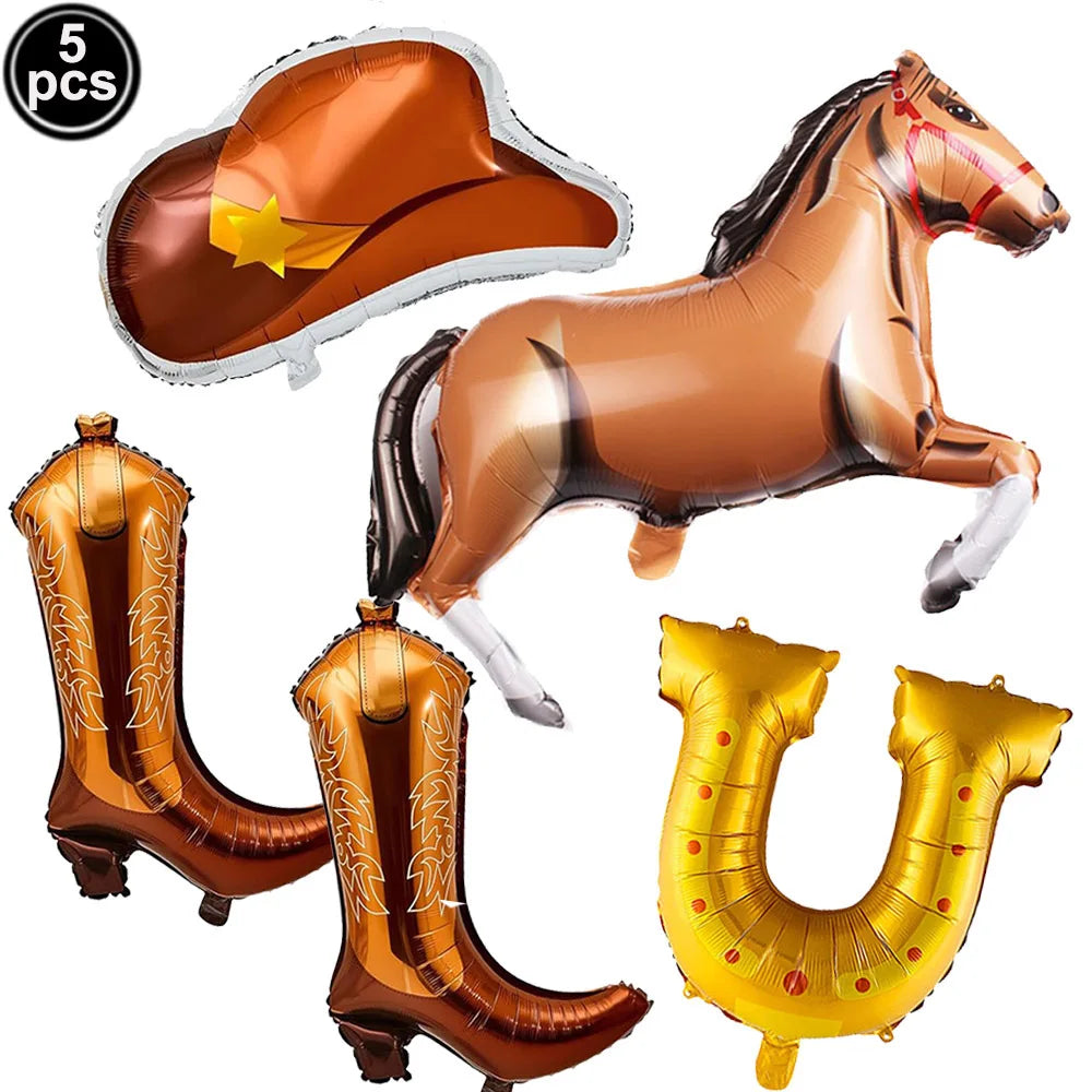 Western Cowboy Party Decorations – Disposable Tableware, Banners & Balloons – The Party Days | The Party Days