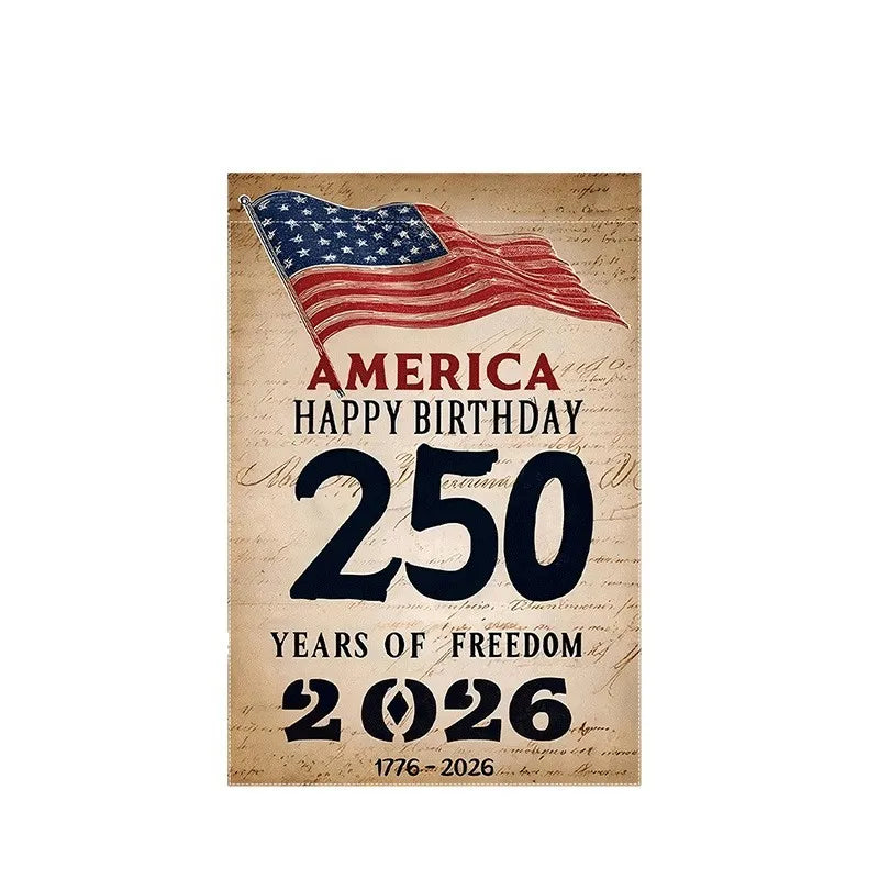 USA 250th Anniversary Garden Flag – Patriotic Double-Sided Yard Flag 12x18 in – The Party Days | The Party Days
