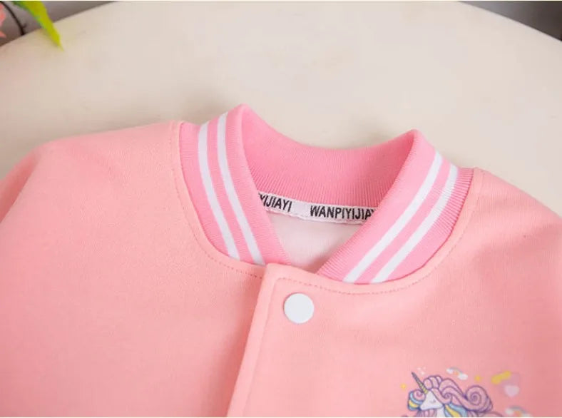 Girls Unicorn Baseball Jacket | The Party Days | The Party Days