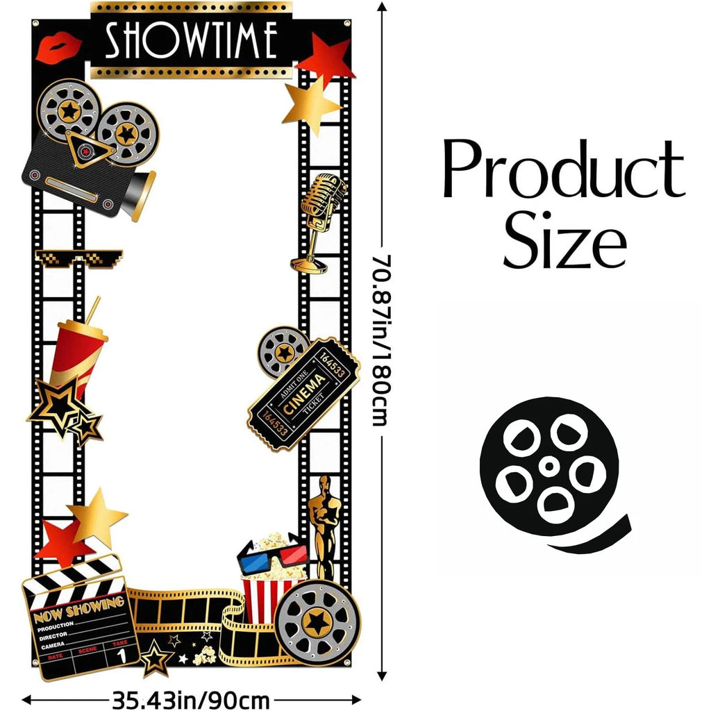 Movie Night Party Decorations Kit – Photo Booth Props, Banner & Backdrop – The Party Days | The Party Days