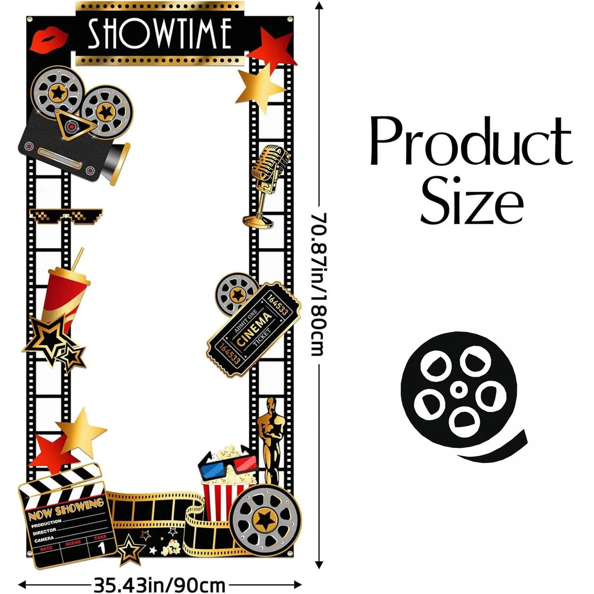 Movie Night Party Decorations Kit – Photo Booth Props, Banner & Backdrop – The Party Days | The Party Days