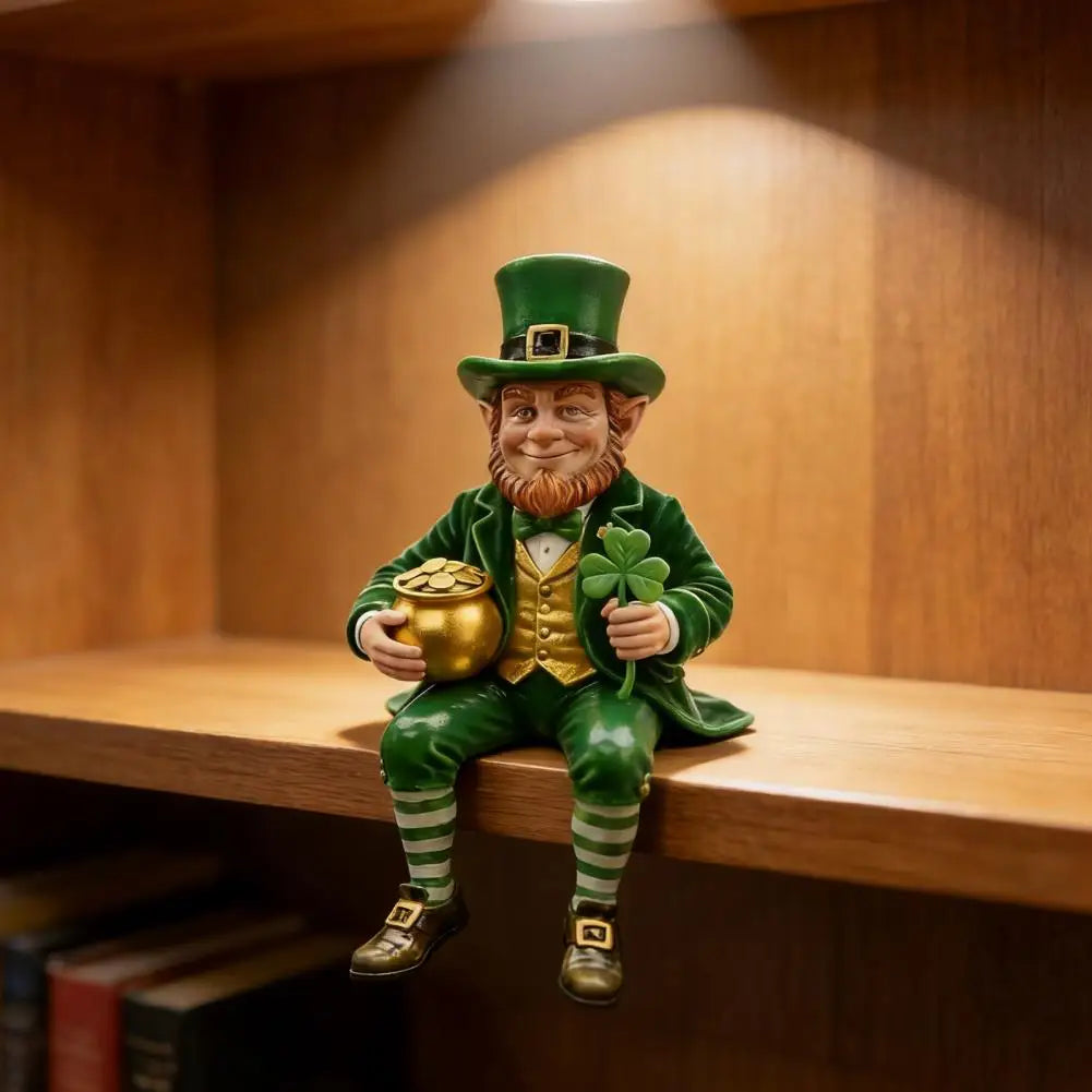 St. Patrick's Day Leprechaun Resin Statue 12cm – Irish Decorative Figurine – The Party Days | The Party Days
