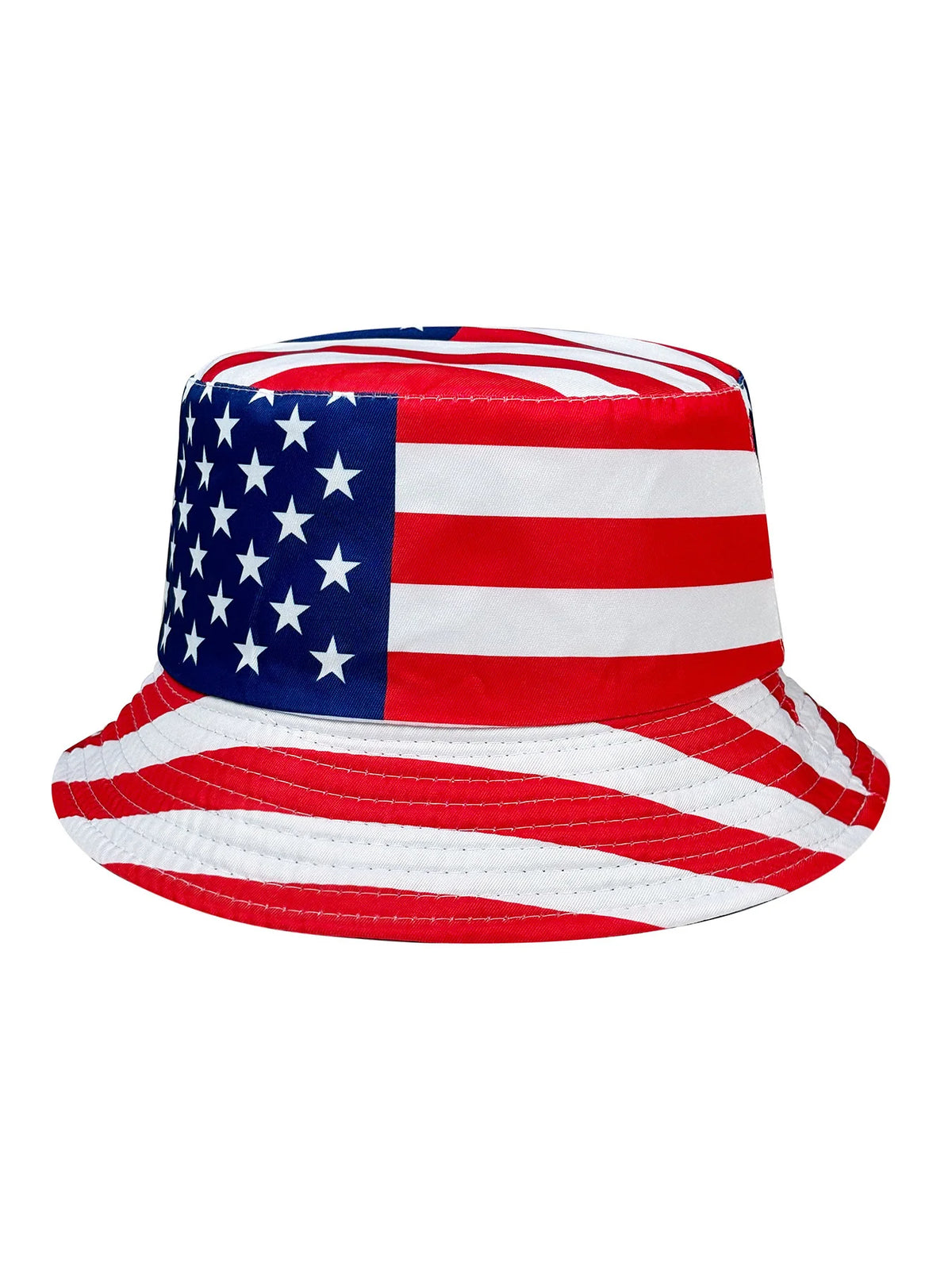 Patriotic American Flag Bucket Hat – Reversible, Foldable & Stars and Stripes | The Party Days | The Party Days