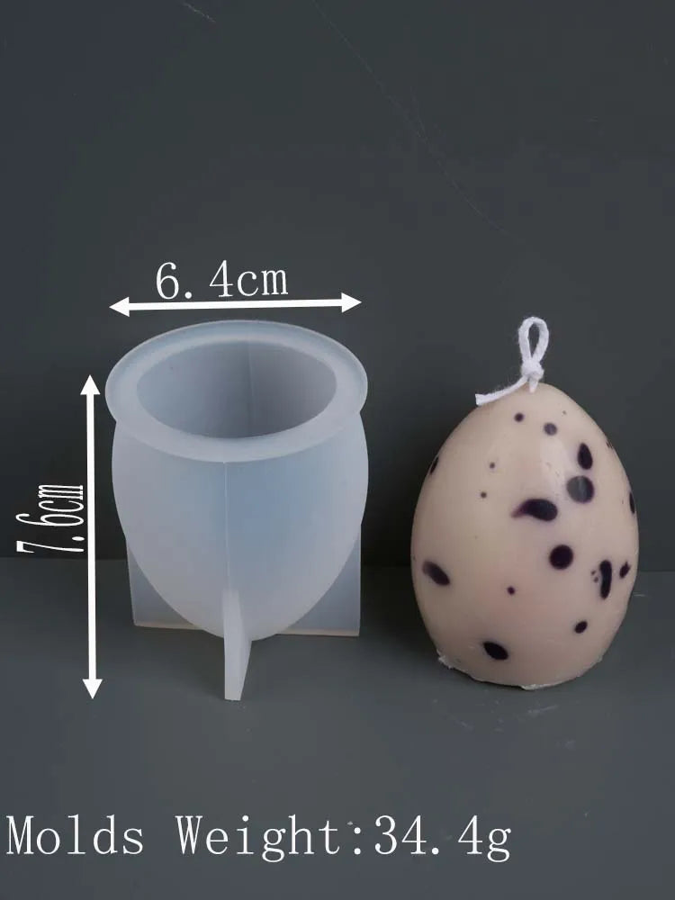Egg-Shaped Candle Silicone Mold S/M/L – Easter & DIY Crafts – The Party Days | The Party Days