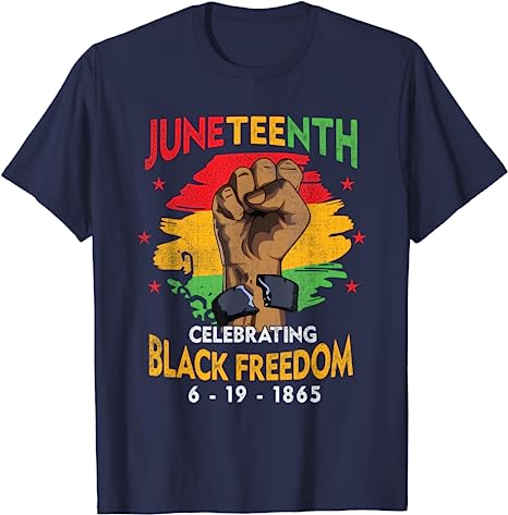 Juneteenth Women's T-Shirt – African American Black Freedom Day Pride Graphic Tee | The Party Days | The Party Days