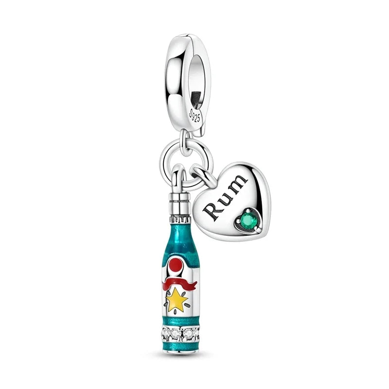 925 Silver St. Patrick's Day Bracelet Charms with Zirconia – GDTC Certified – The Party Days | The Party Days