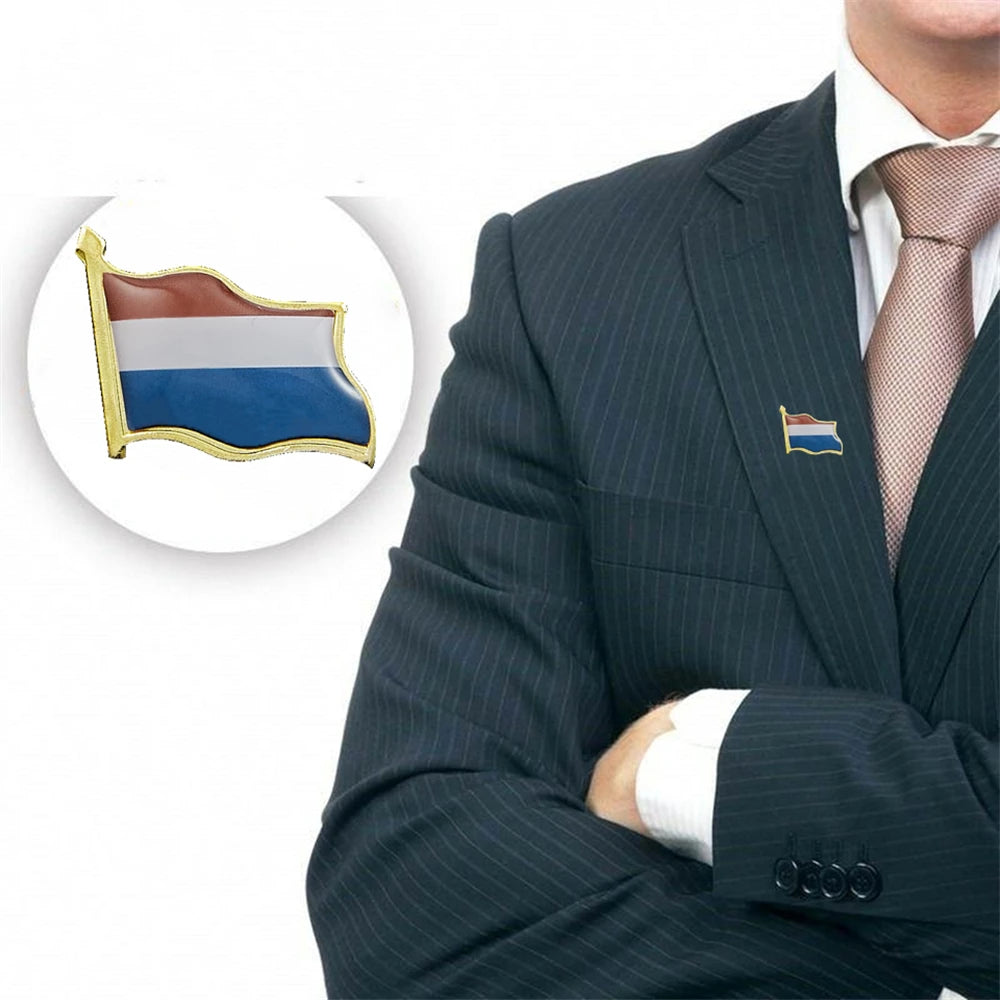 Netherlands Metal Flag Lapel Pin – Dutch Badge Brooch Souvenir – The Party Days | The Party Days