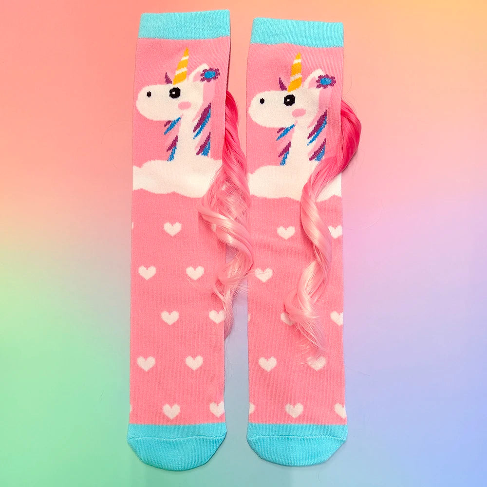 Unicorn Long Socks for Girls | The Party Days | The Party Days