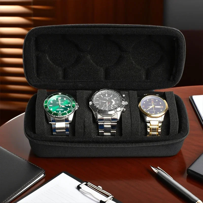 EVA Oxford Travel Watch Organizer Case – 1 to 8 Slots | The Party Days | The Party Days