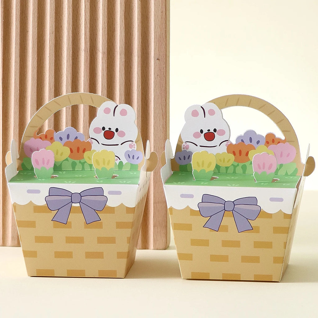 Easter Gift Boxes – Set of 5 Cute Bunny Design Paperboard Boxes | The Party Days