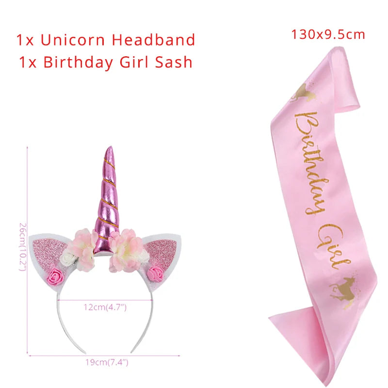 Unicorn Party Decoration Set | Plates, Cups, Balloons & Accessories | The Party Days | The Party Days