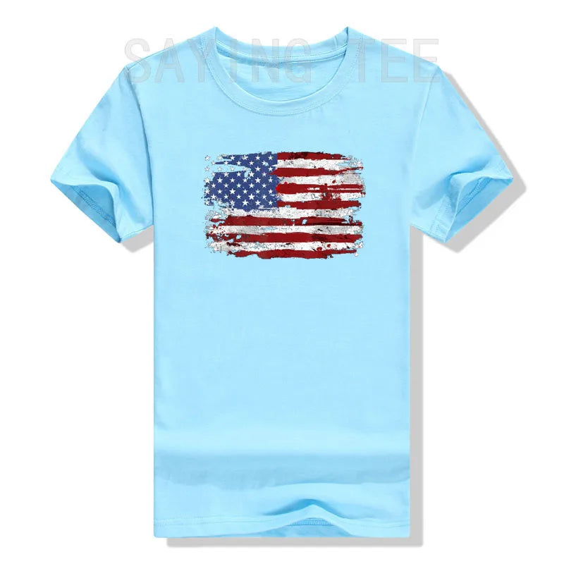 American Flag Patriotic T-Shirt – USA 4th of July Men's Tee – The Party Days | The Party Days