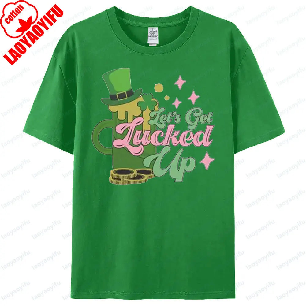 Let's Get Lucked Up T-Shirt – Funny St. Patrick's Day Tee – The Party Days | The Party Days