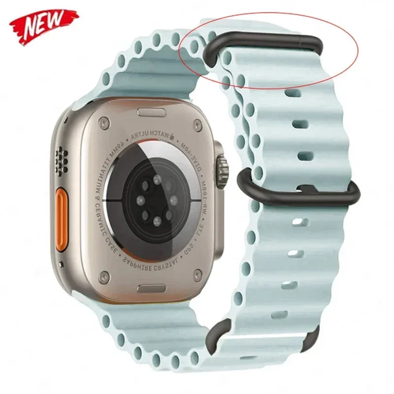 Ocean Band Strap for Apple Watch – All Series & Sizes 38–49mm – The Party Days | The Party Days