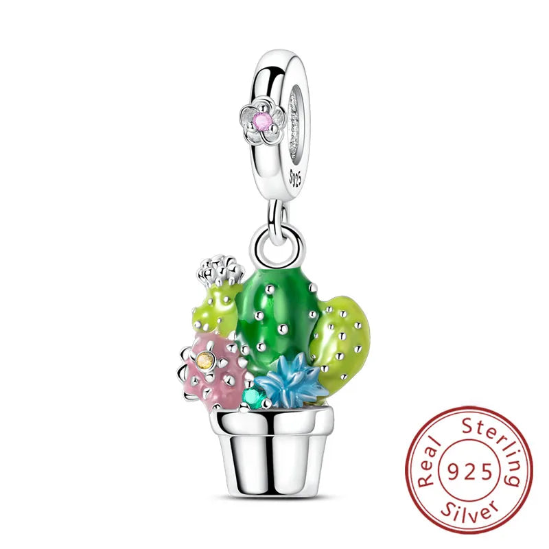 925 Silver St. Patrick's Day Shamrock Earring Charms – Four-Leaf Clover – The Party Days | The Party Days