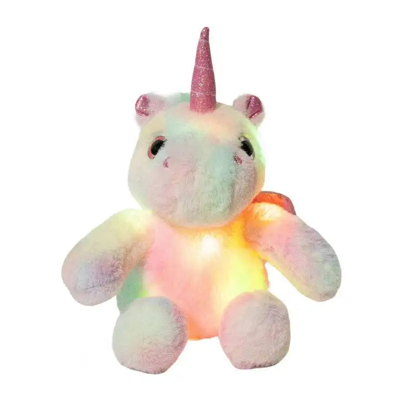 Luminous Unicorn Plush Toy | Kawaii Glow Stuffed Animal | The Party Days | The Party Days