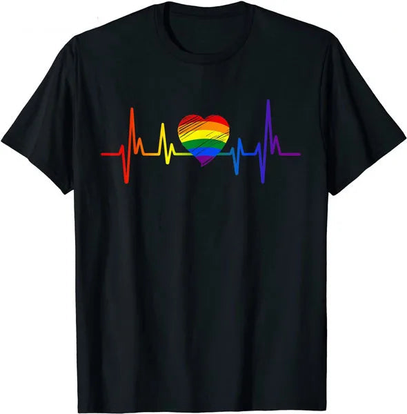 Pride Rainbow Flag T-Shirt | LGBTQ+ Unisex Tee | The Party Days | The Party Days