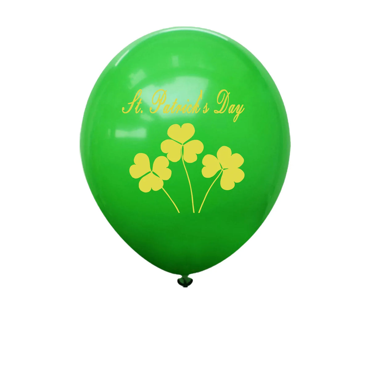 St. Patrick's Day Green Shamrock Latex Balloons – 12" Pack of 10 – The Party Days | The Party Days