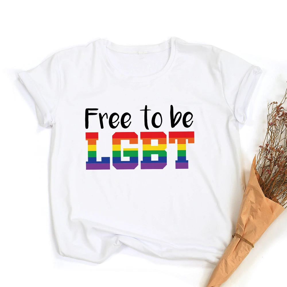 Peace Love Equality LGBT Pride T-Shirt – Rainbow Graphic Tee | The Party Days | The Party Days
