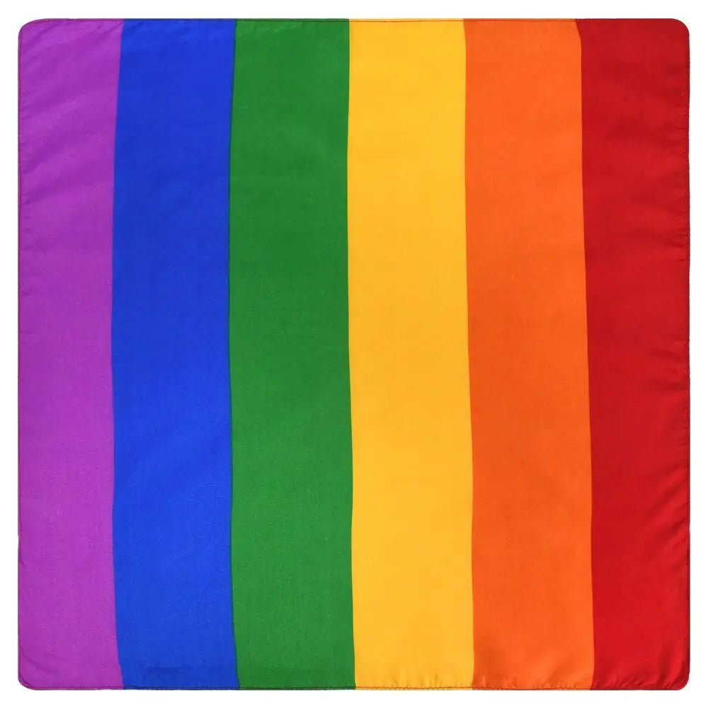 Pride Rainbow Bandana & Pocket Square | LGBTQ+ Festival Scarf | The Party Days | The Party Days