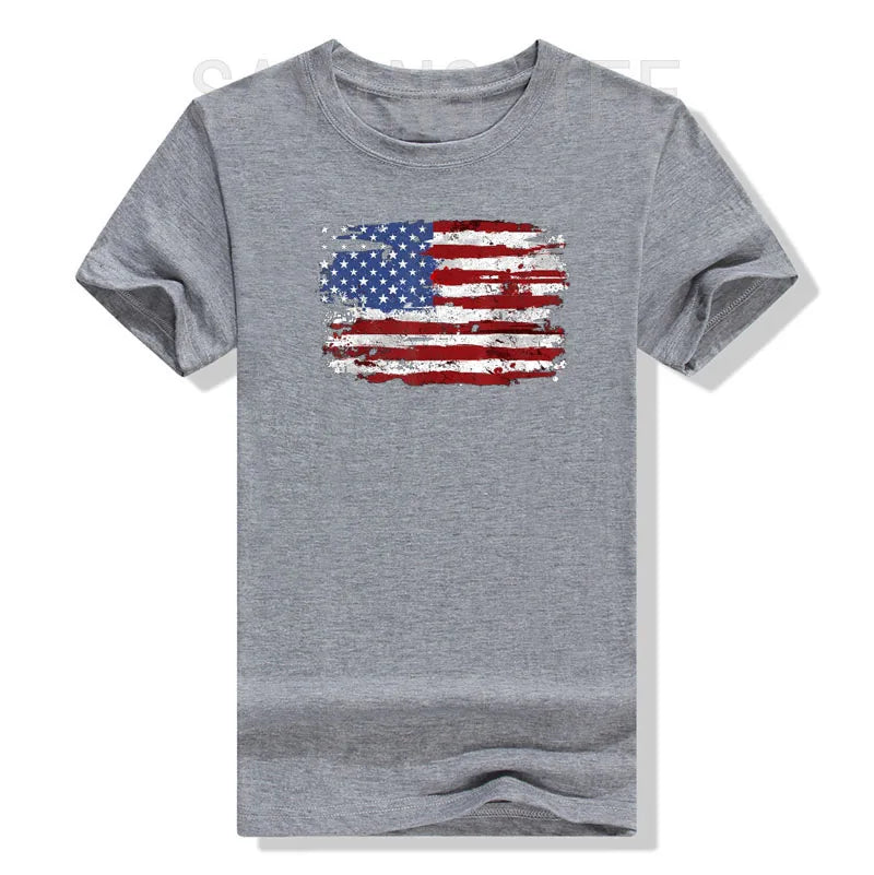 American Flag Patriotic T-Shirt – USA 4th of July Men's Tee – The Party Days | The Party Days