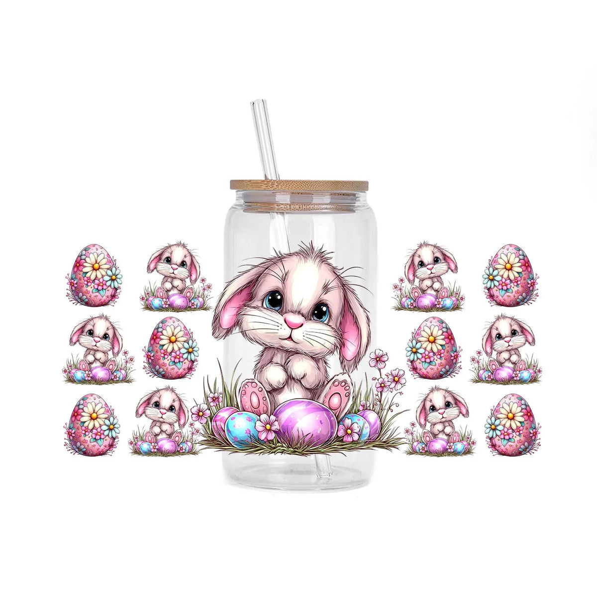 Easter Cute Bunny Easy Peel Waterproof 3D Transfers – The Party Days | The Party Days