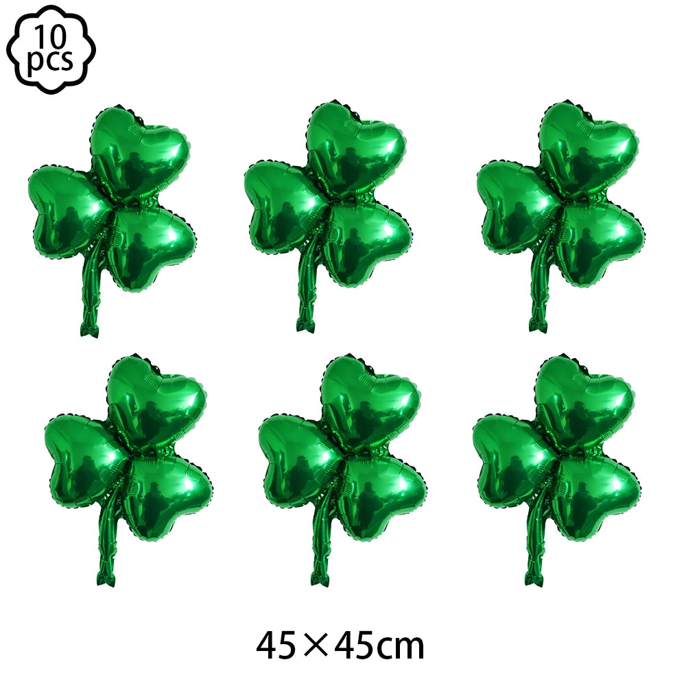 St. Patrick's Day Hanging Swirls Garland Banner – Aluminium Foil Party Decoration – The Party Days | The Party Days