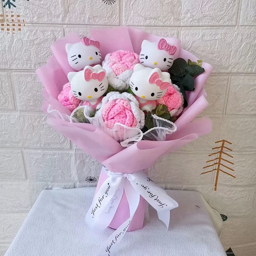 Hello Kitty Plush Bouquet with Soap Roses – Mother's Day Gift | The Party Days | The Party Days