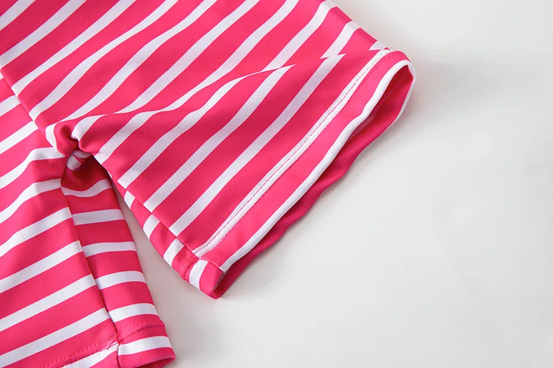 Unicorn 3-Piece Swimsuit Set for Girls | Long Sleeve + Shorts + Cap | The Party Days | The Party Days