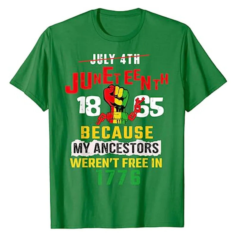 Juneteenth Women's T-Shirt – African American Black Freedom Day Pride Graphic Tee | The Party Days | The Party Days