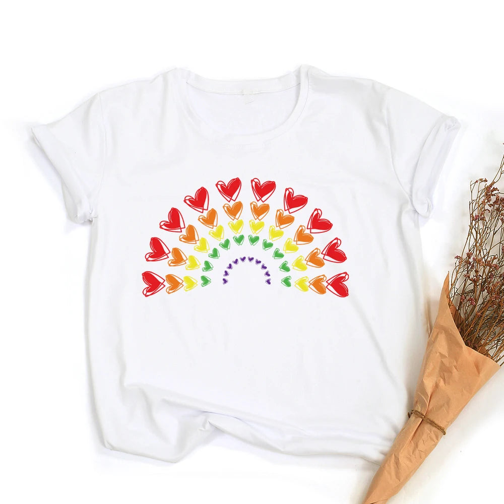 Peace Love Equality LGBT Pride T-Shirt – Rainbow Graphic Tee | The Party Days | The Party Days