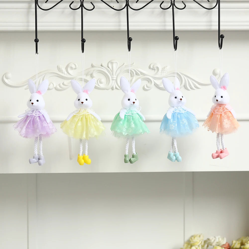 Easter Bunny Hanging Ornaments – Adorable Cloth Doll Decorations for Spring – The Party Days | The Party Days
