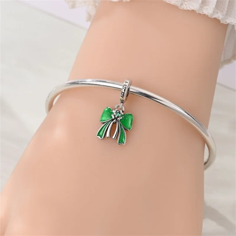 925 Silver St. Patrick's Day Bracelet Charms with Zirconia – GDTC Certified – The Party Days | The Party Days