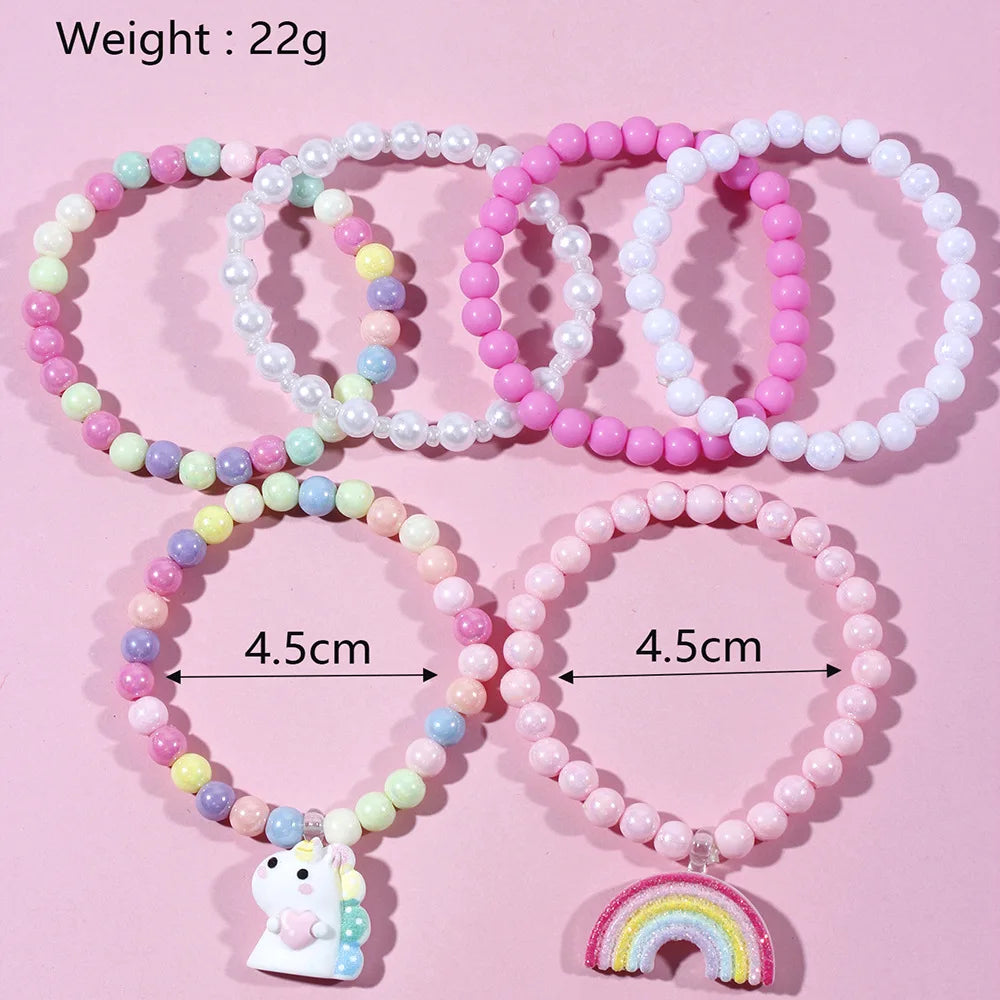 Rainbow Unicorn Bracelets for Girls | Party Favors & Friendship Gifts | The Party Days | The Party Days