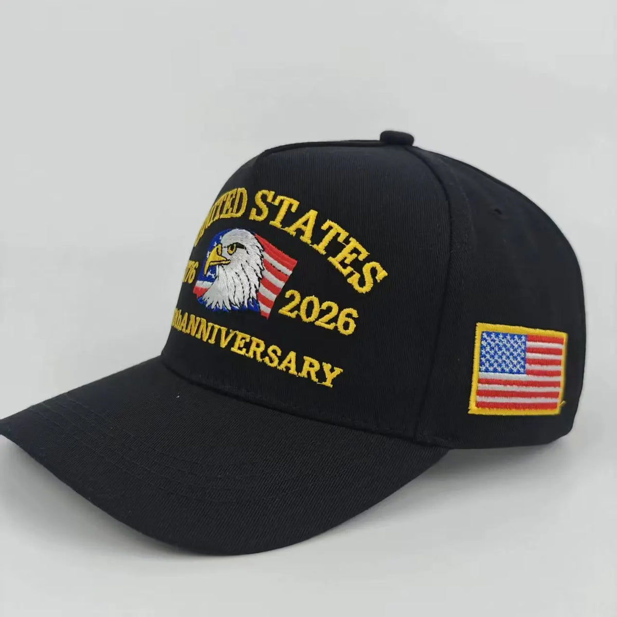 USA 250th Anniversary Eagle Embroidered Baseball Cap – Unisex Adjustable Patriotic Hat | The Party Days | The Party Days