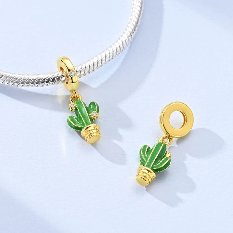 925 Silver St. Patrick's Day Shamrock Earring Charms – Four-Leaf Clover – The Party Days | The Party Days