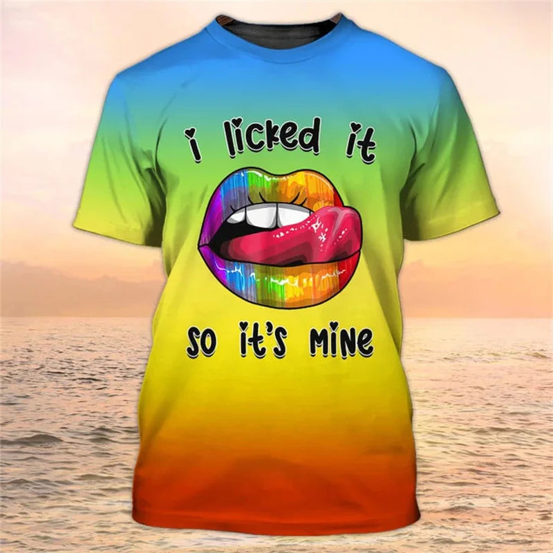 Pride Rainbow 3D Print T-Shirt | LGBTQ+ Love is Love Tee | The Party Days | The Party Days